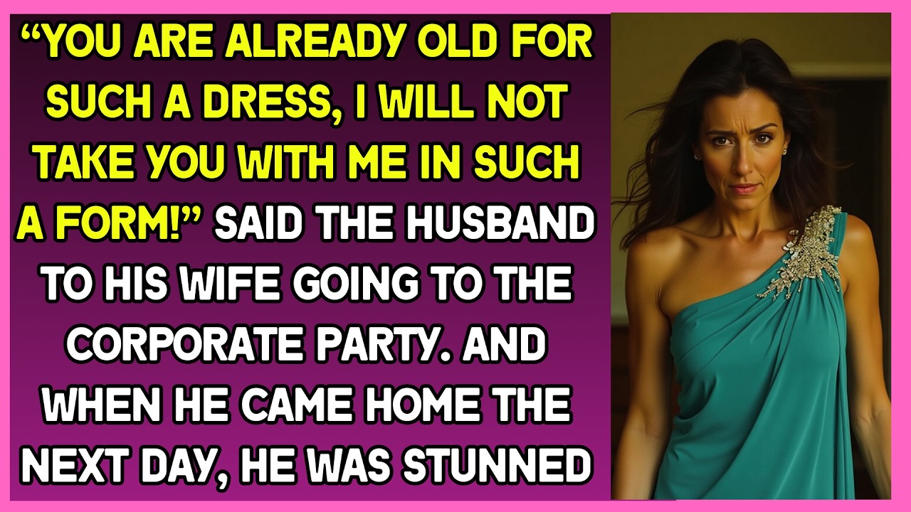 Husband refused to take his wife to corporate party & when he came home the next day, he was stunned