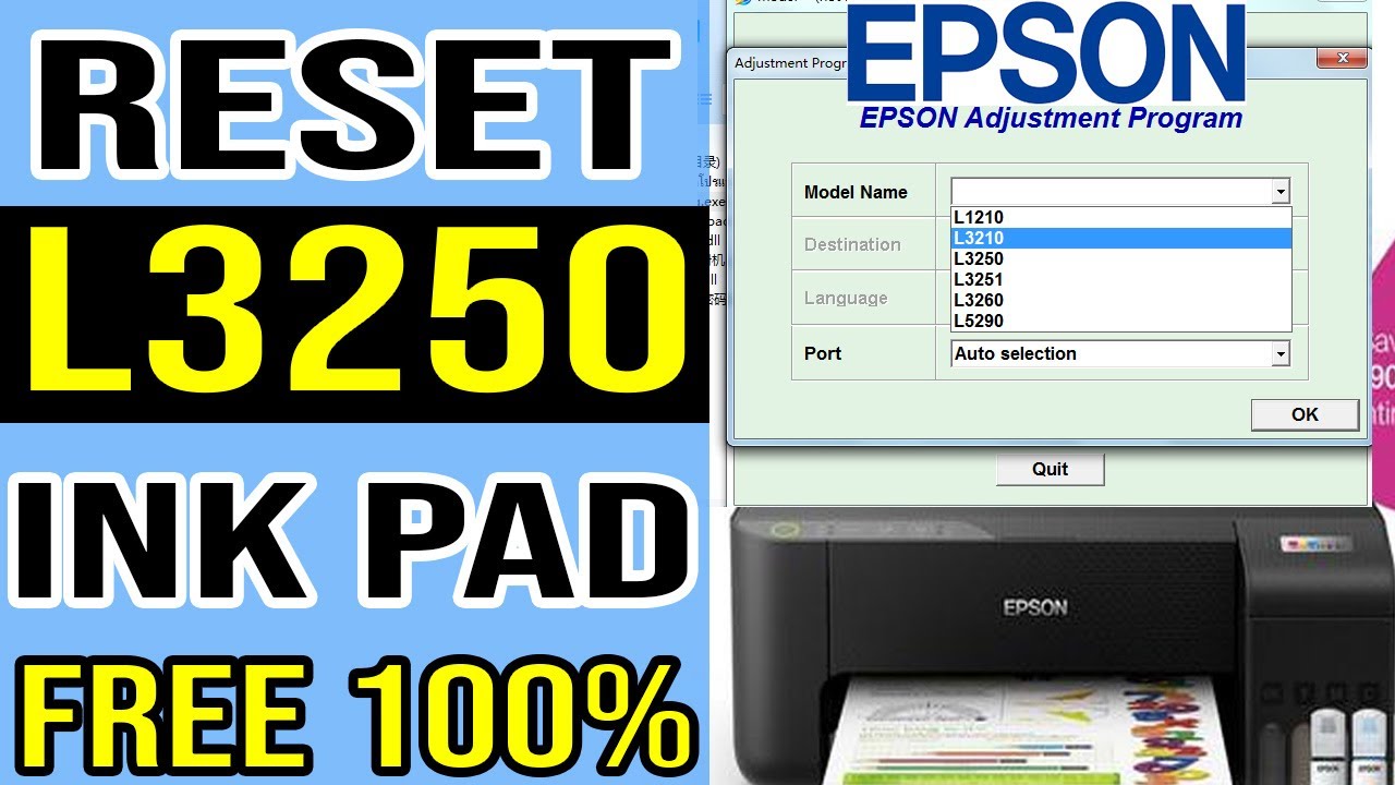 Epson L3250 Ink Pad Error Quick and Easy Solution