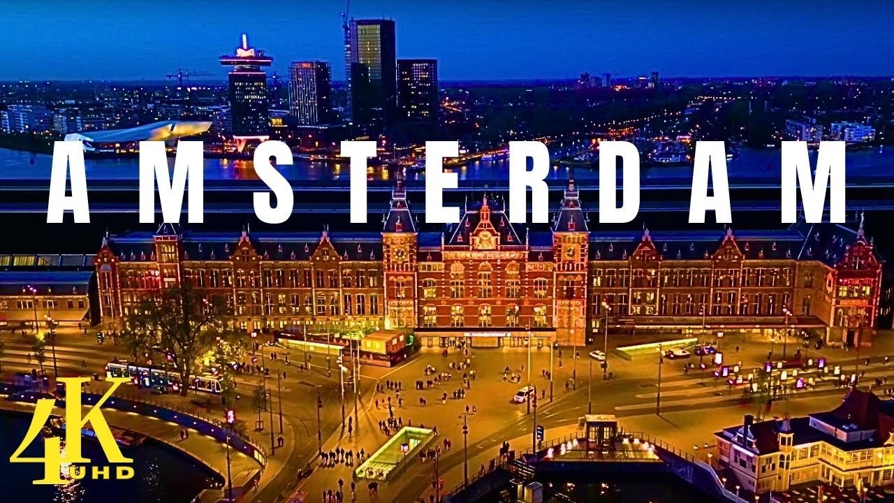 Amsterdam, Netherlands 🇳🇱 4K | Drone Footage