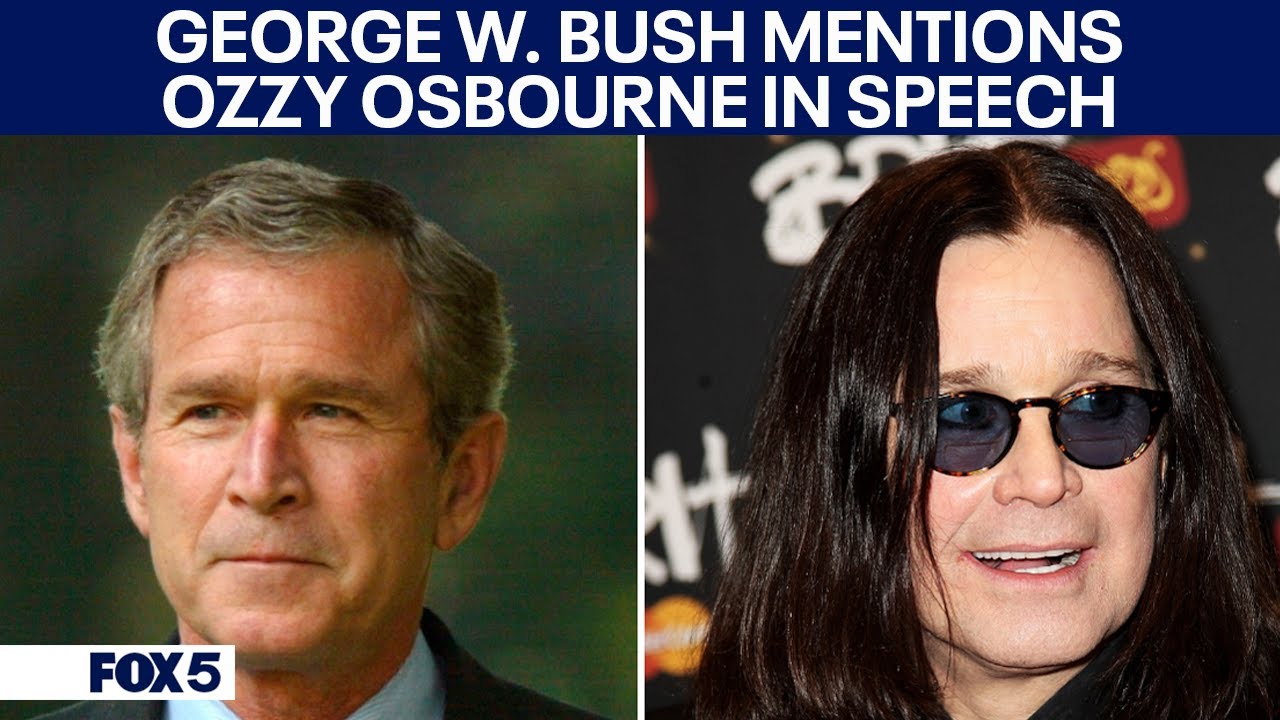 George W. Bush mentions Ozzy Osbourne in 2002 White House Correspondents Dinner speech