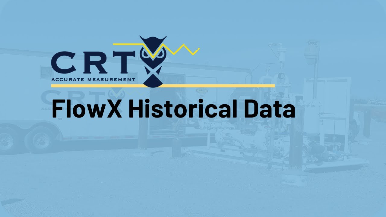 FlowX Historical Data For Measurement Automation