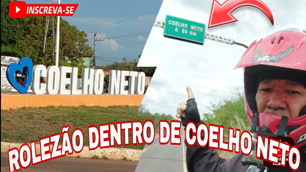 Motovlog: Dentro da cidade de Coelho Neto MA. parte 02