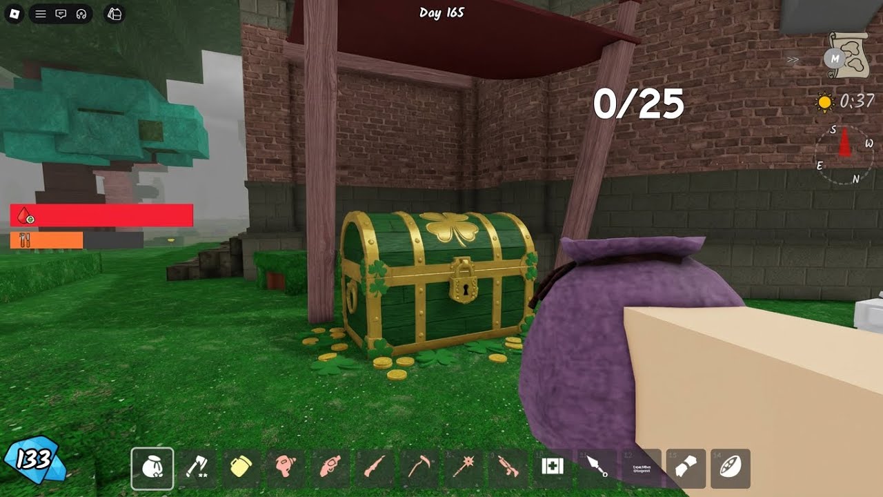 I FOUND A New St. Patrick’s CHEST In 99 Night in The Forest! New Update!