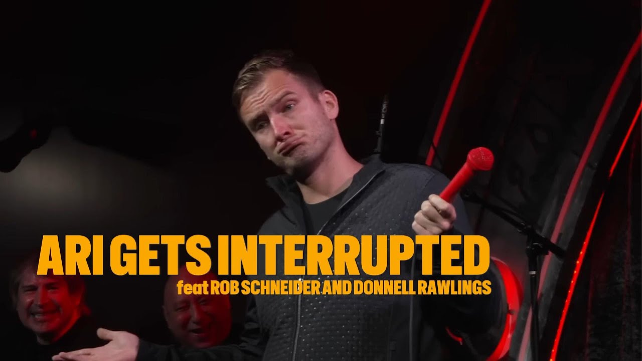 Ari gets interrupted by Donnell and with the help of Rob Schneider the funniest interview happens.