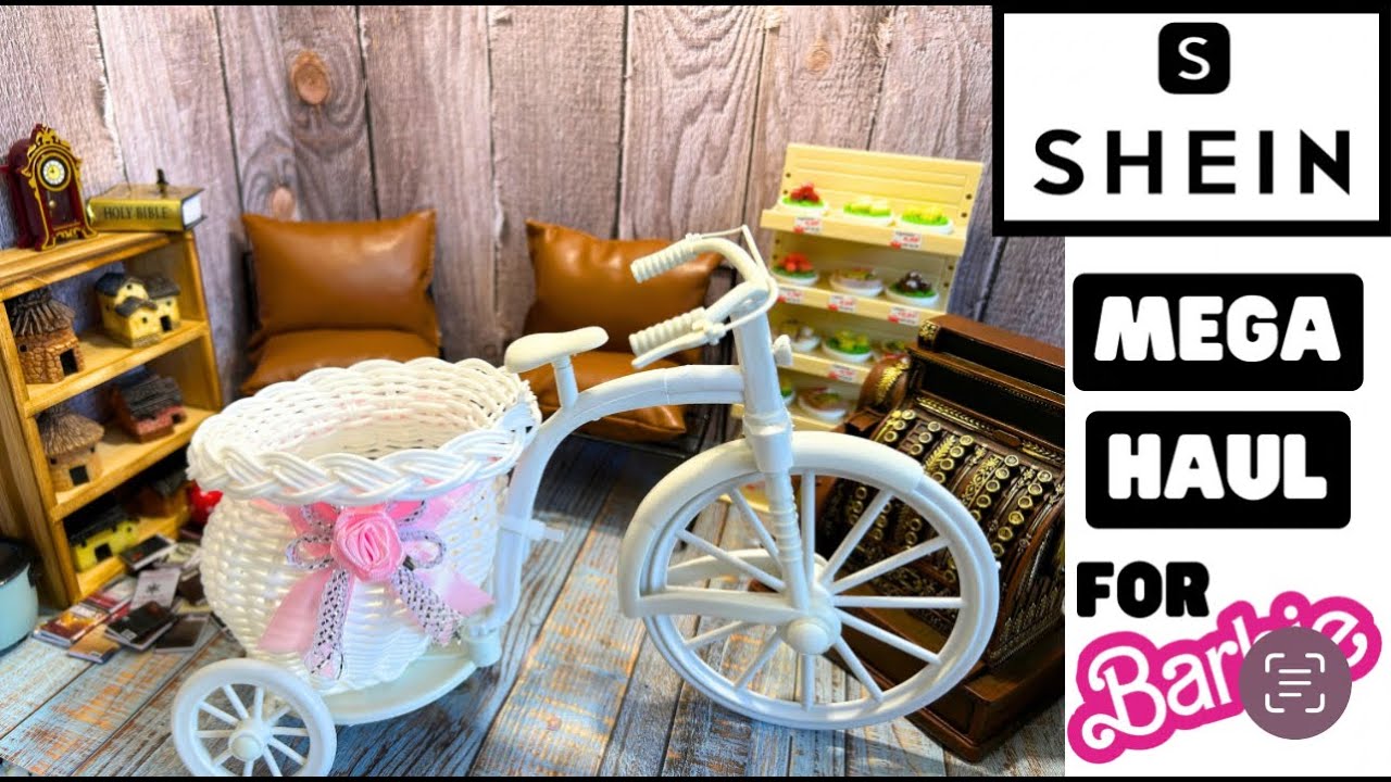 HUGE SHEIN HAUL of MINIATURES #2 for Barbie dolls Doll house props and accessories Unboxing & review