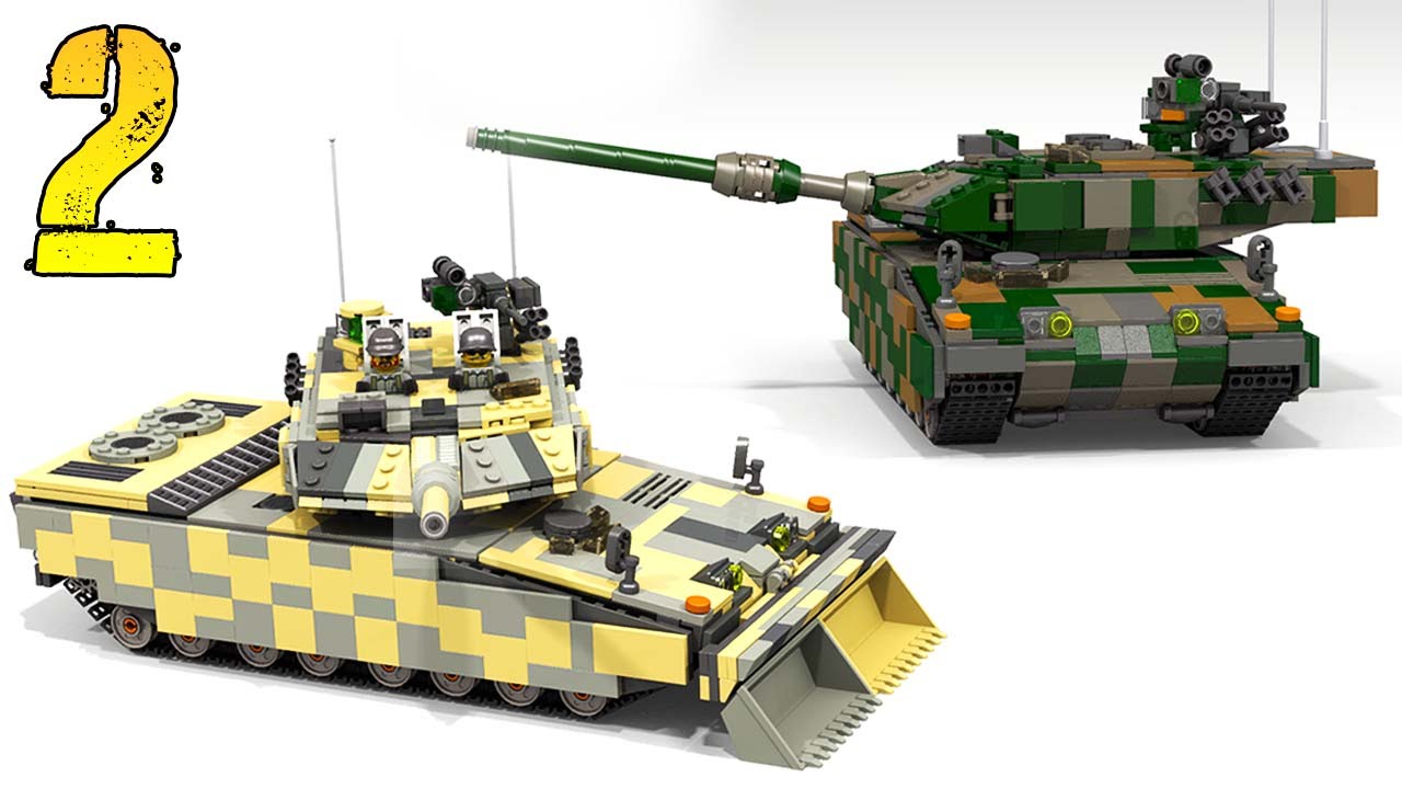 How To Build Lego LEOPARD 2 A7 (PART 2)