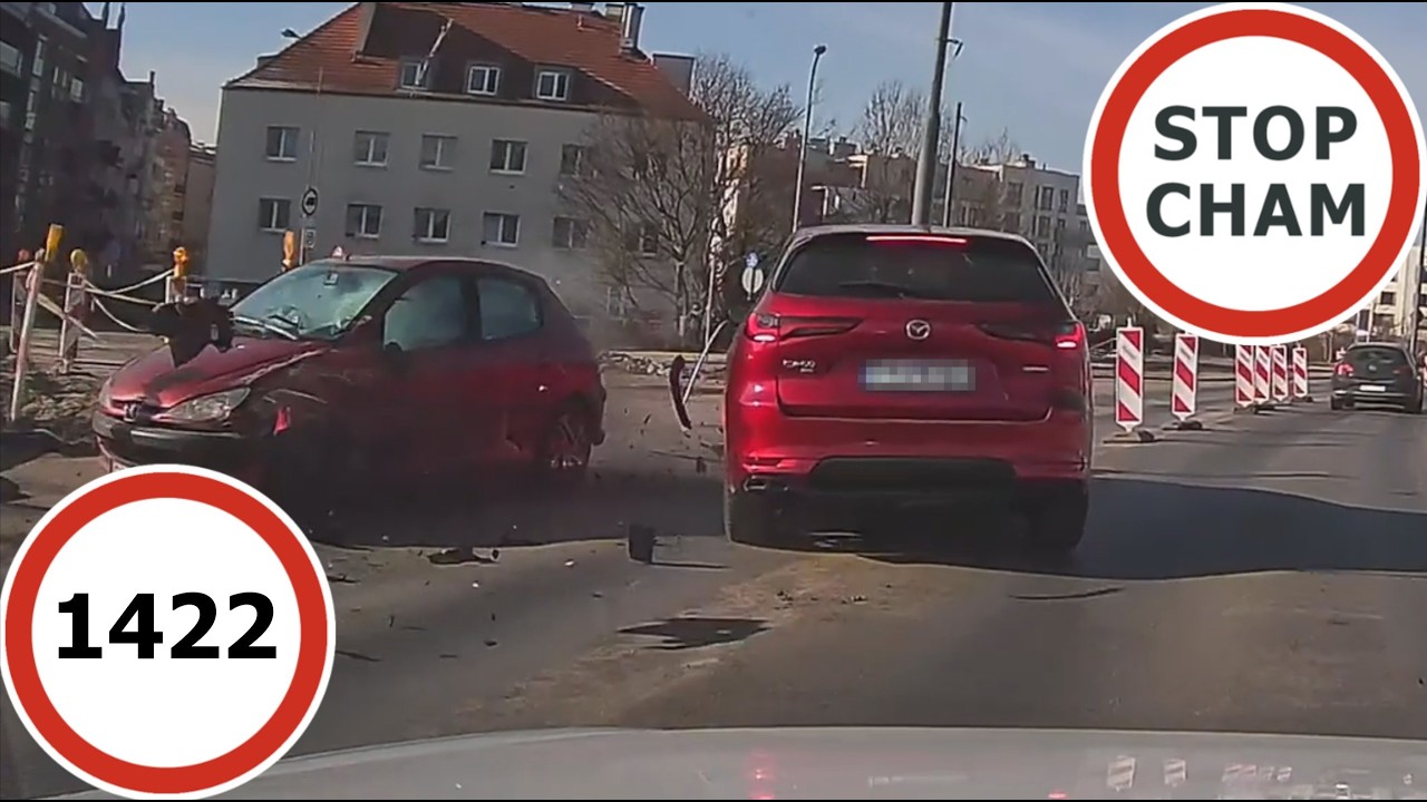 Stop Cham #1422 - Niebezpieczne i chamskie sytuacje na drogach