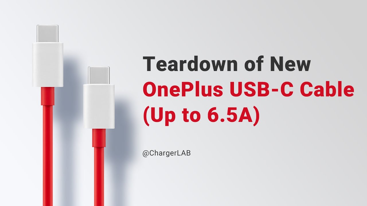 Teardown of New OnePlus USB-C Cable (Up to 6.5A)