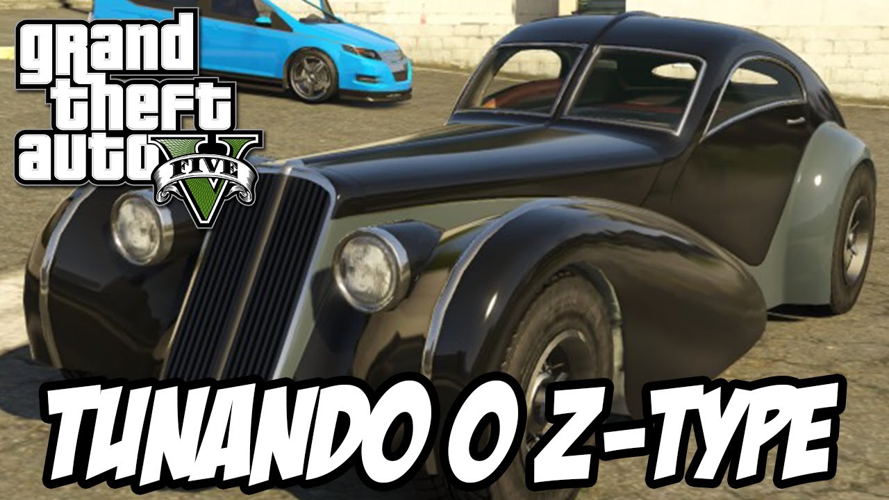 GTA V - Tunando o Z Type , carro mais caro do jogo