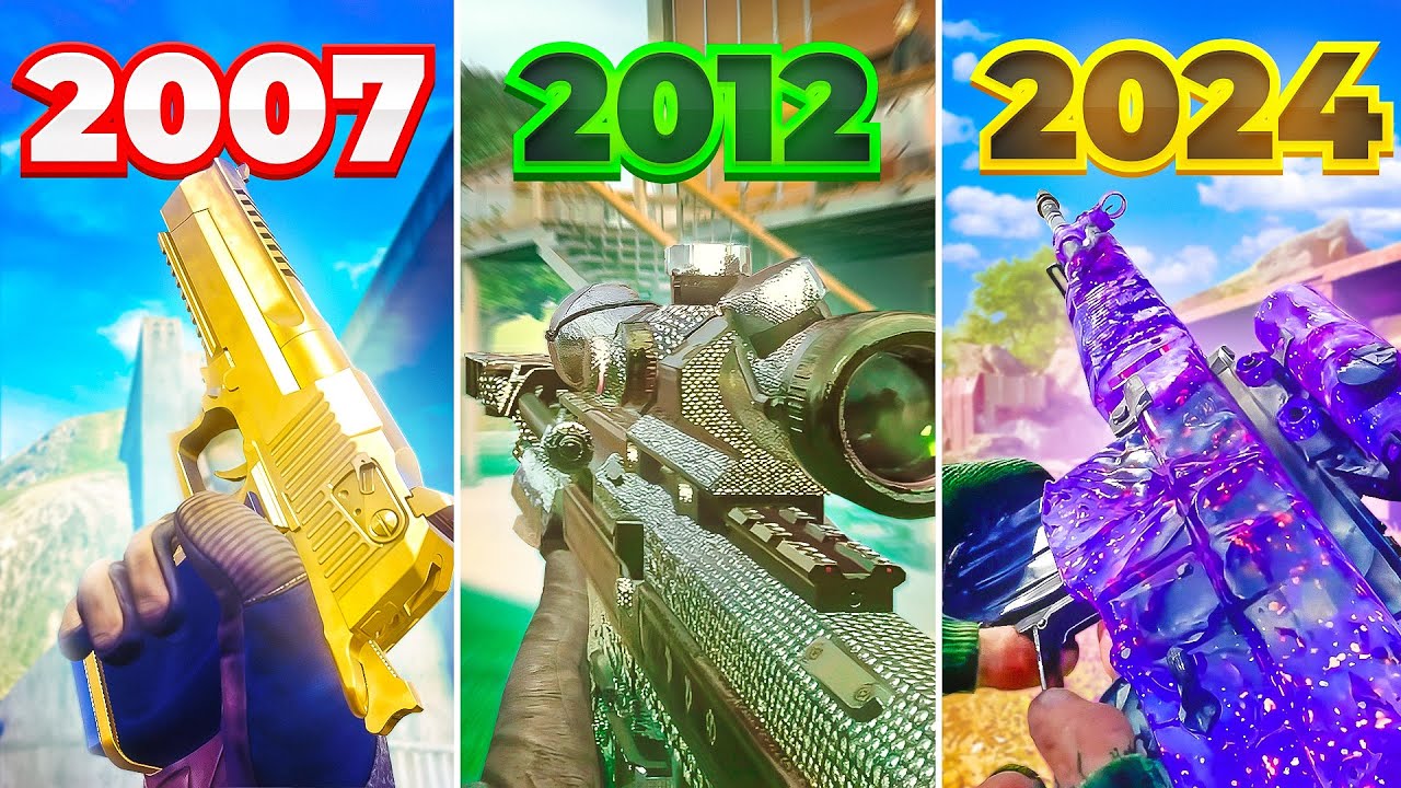 ВСЯ ИСТОРИЯ КАМУФЛЯЖЕЙ MASTERY в Call of Duty