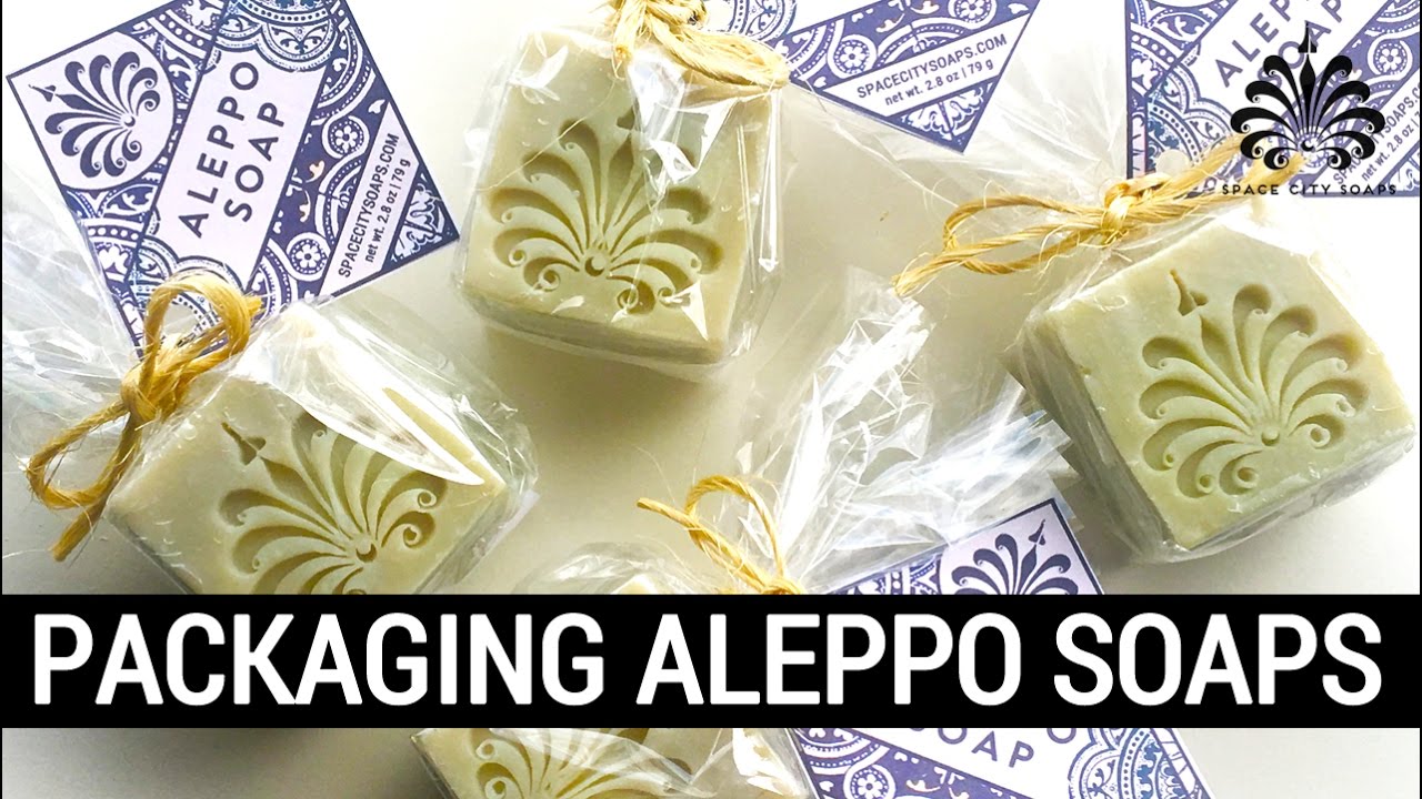 Packaging Aleppo Soaps | SPACE CITY SOAPS