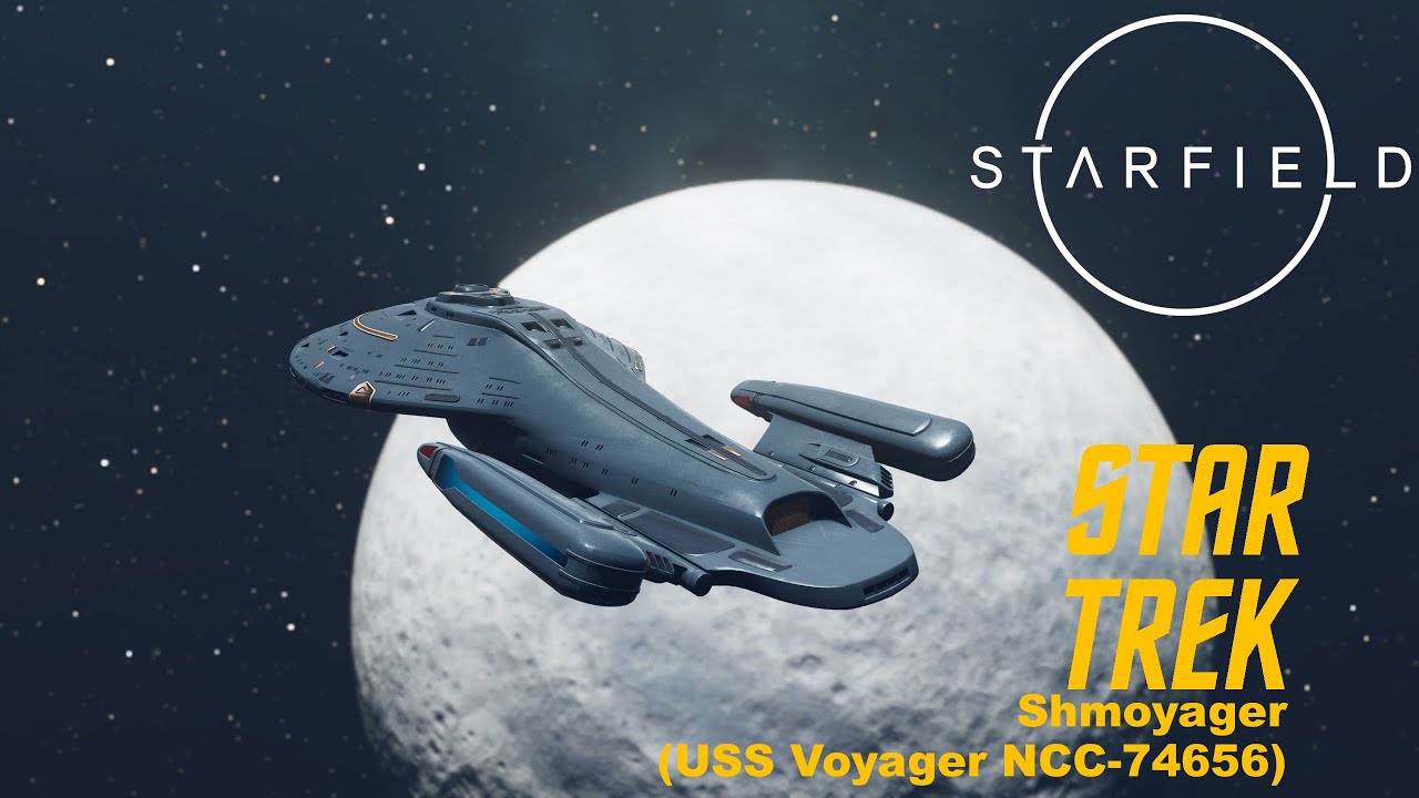 STARFIELD | Shmoyager (USS Voyager NCC-74656) | PC 4K • RTX3080 Ti #starfield #startrek