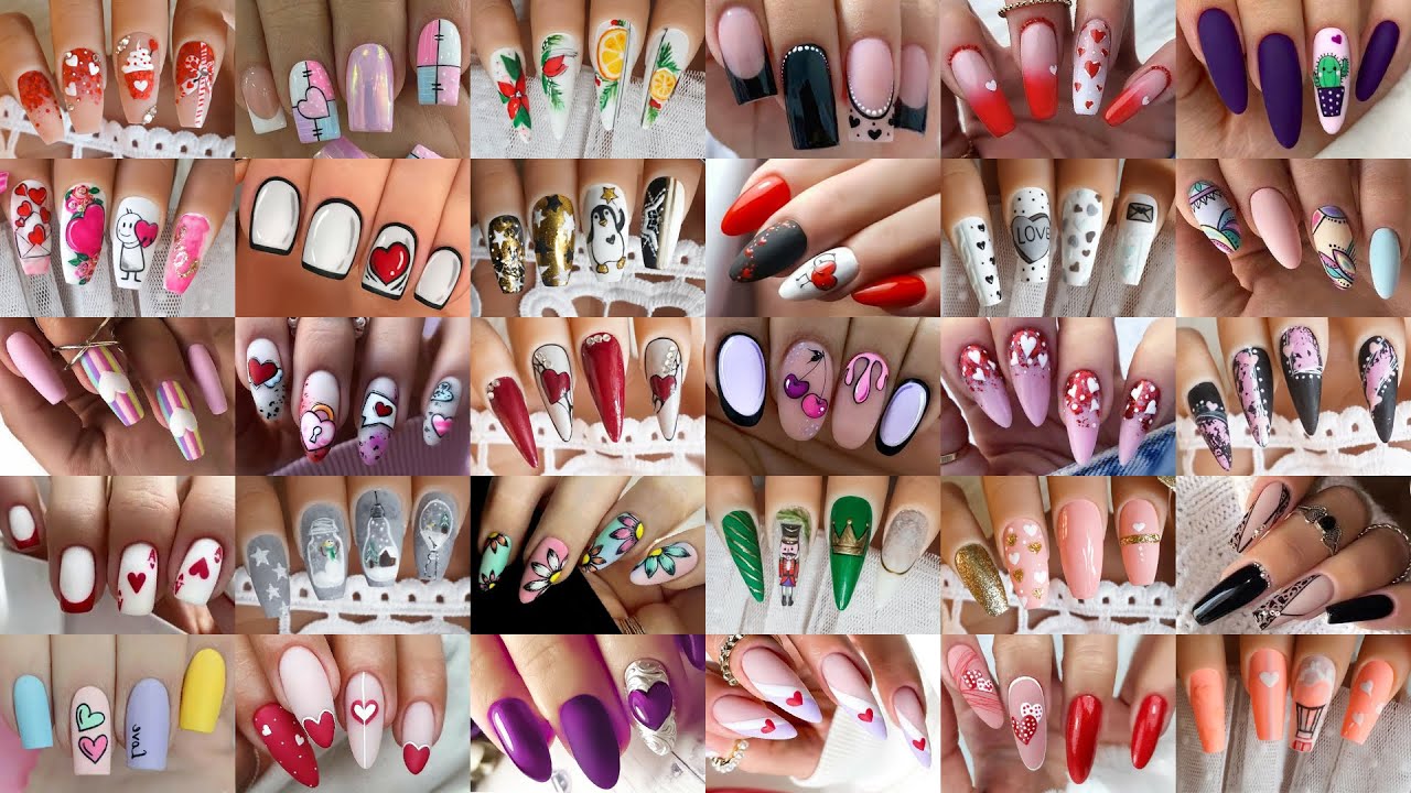 Easy Valentine's Day Nail Art Compilation | Trends Nail Designs You Need to Try in 2025 |💖Cute Nails