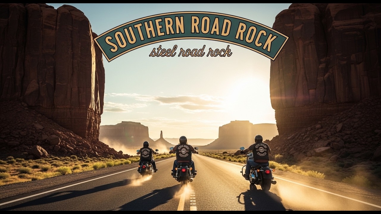 Steel Road Rock – Midnight Chrome Tempest 💀⚡ Ghost Riders | Thunder Across the Neon Rain