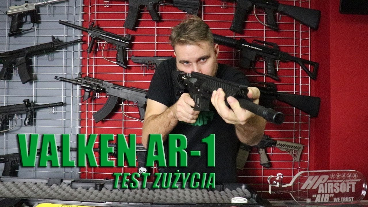 HPA experts - HP airsoft presents: Valken AR-1 test zużycia