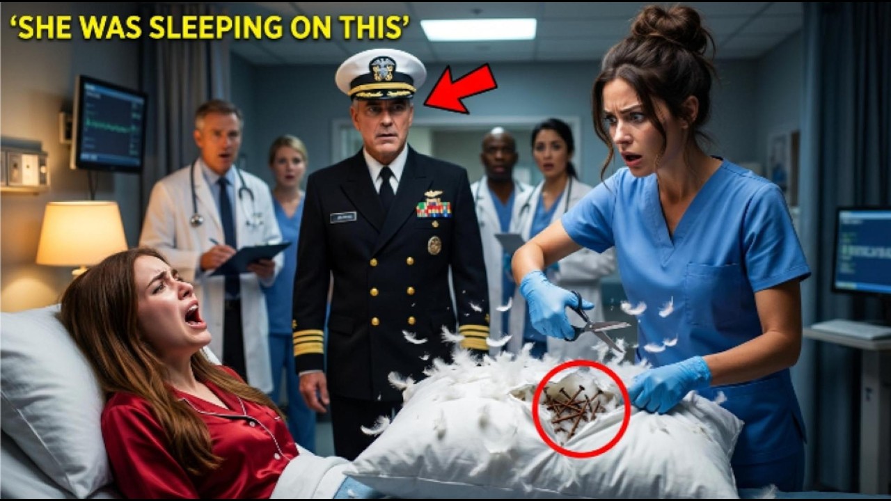 Admiral’s Daughter Screamed Every Night—Until a Night Nurse Cut the Pillow and Exposed the Trap