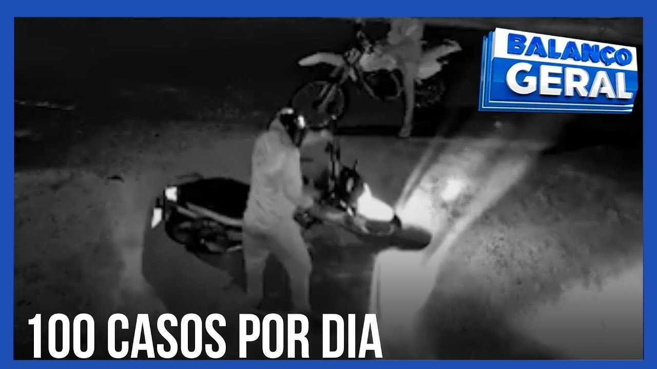 Rio Preto em alerta: roubo de motos atinge 100 casos por dia em SP