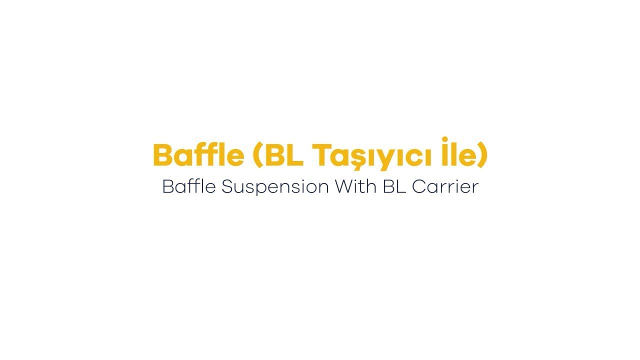 Deckon- Baffle Suspension With BL Carrier