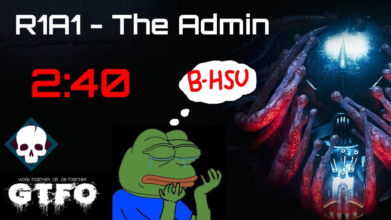 GTFO Speedrun - R1A1 in 