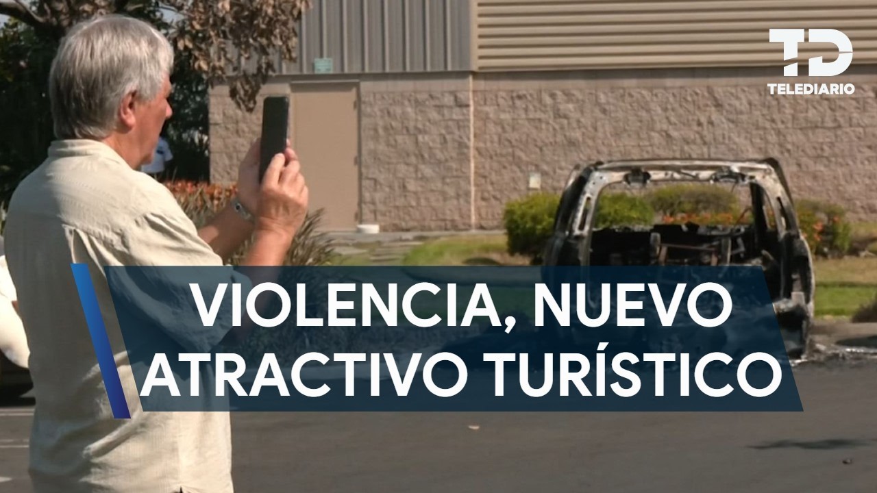 Turistas en Puerto Vallarta convierten escenas del crimen en nuevo atractivo turístico