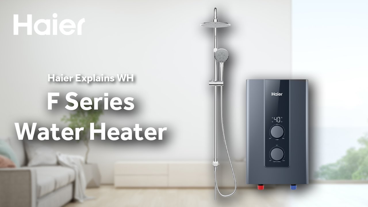 Haier DC Inverter Silent Pump Water Heater with 11 Safety Feature & Rain Shower Head EI42E-FP3B(MY)