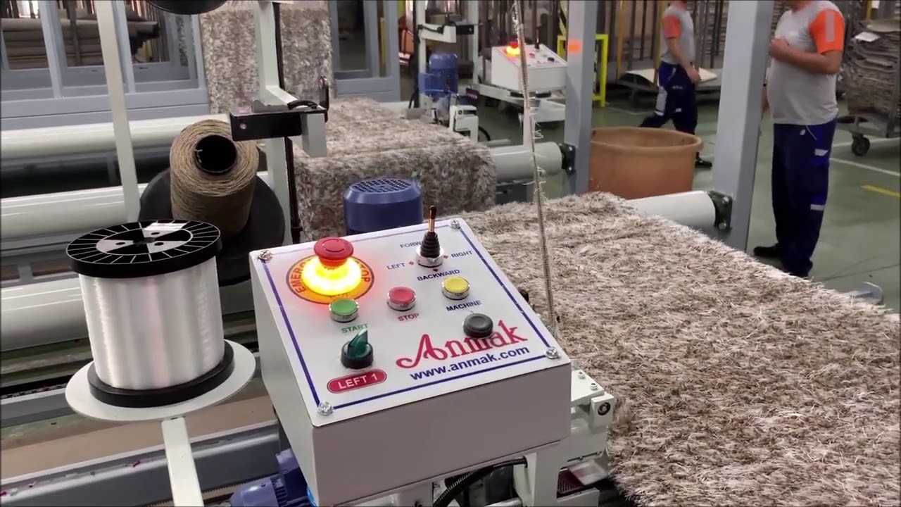 AN001 A 2 Üniteli Sağ Sol Halı Overlok Makinesi