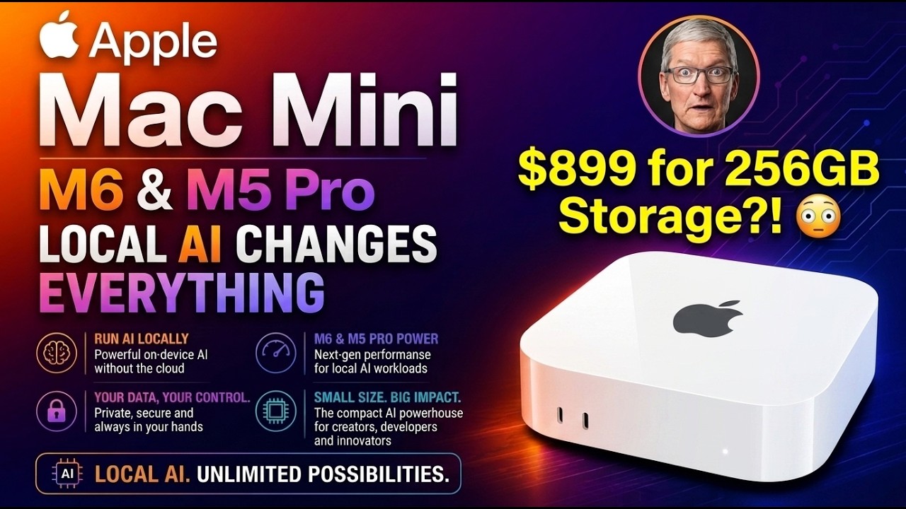 НЕ покупайте Mac mini на чипе M6! (Ловушка базовой модели за $899) 🛑
