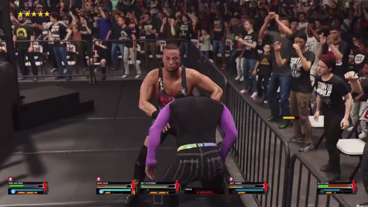 WWE_8 MAN ELIMINATION SINGLE'S MATCH FOR WWE UNDISPUTED CHAMPIONSHIP #ps5 #wwe2k26 #wwe #raw #game 