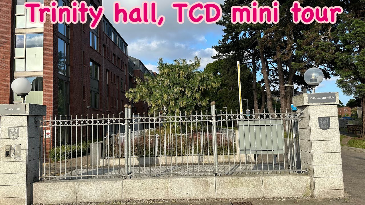 Trinity hall residence at Trinity college Dublin Mini Tour