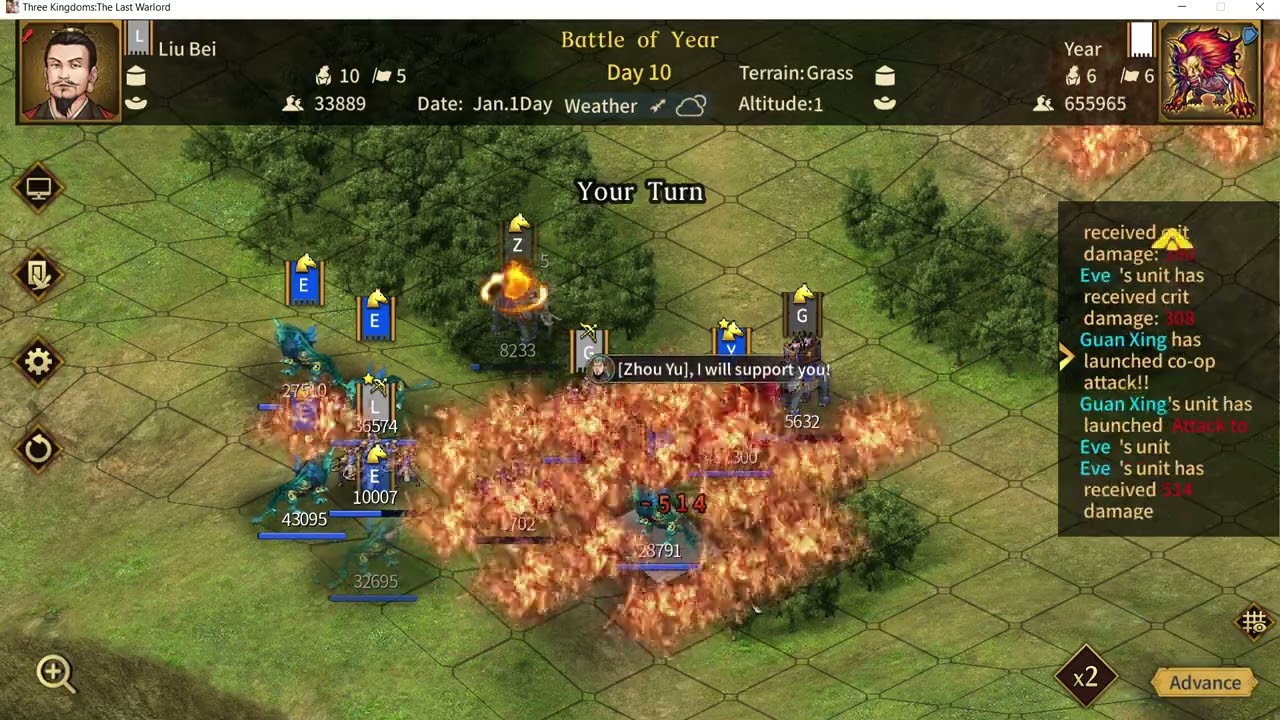The Last Warlord: Year and Eve Beast Boss Fight (and me playing horribly)