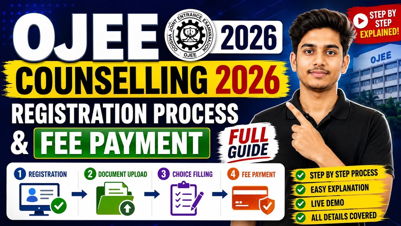 OJEE Counselling 2026 Registration & Fee Payment Process | Full Guide 
