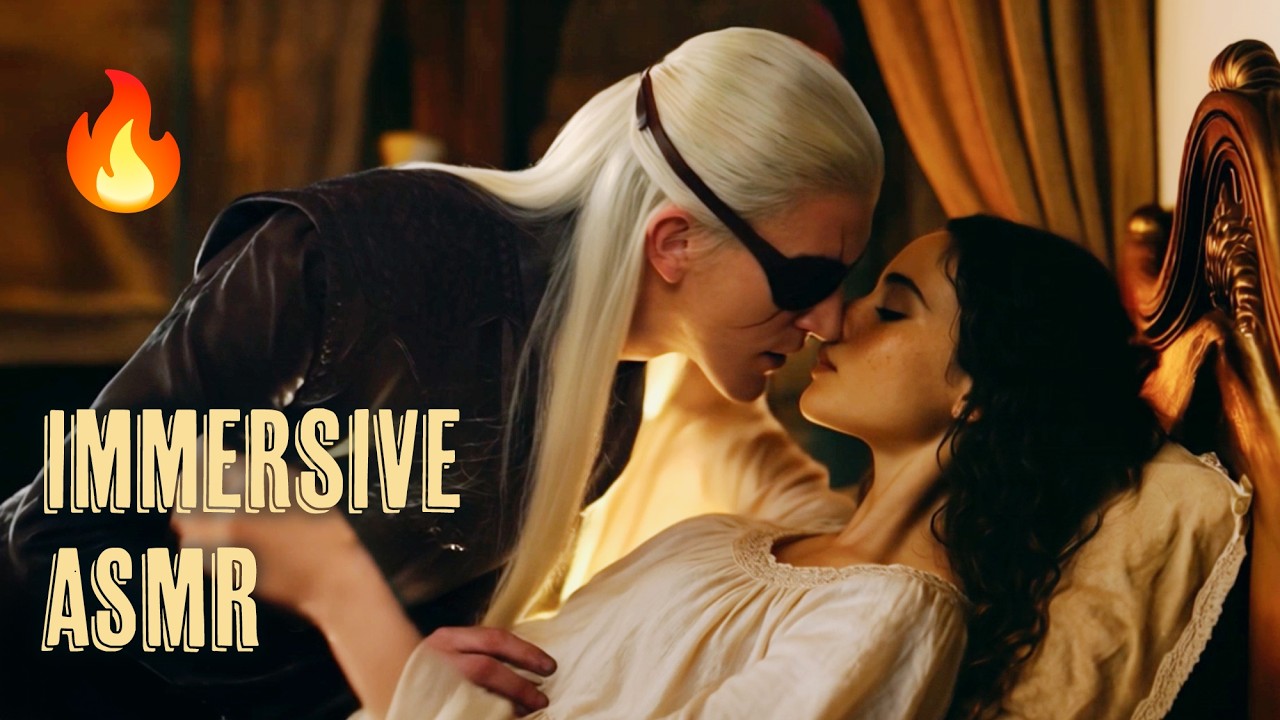Aemond Targaryen & Viviana Footly Scene | ASMR Breath & Fabric Sounds 🔥