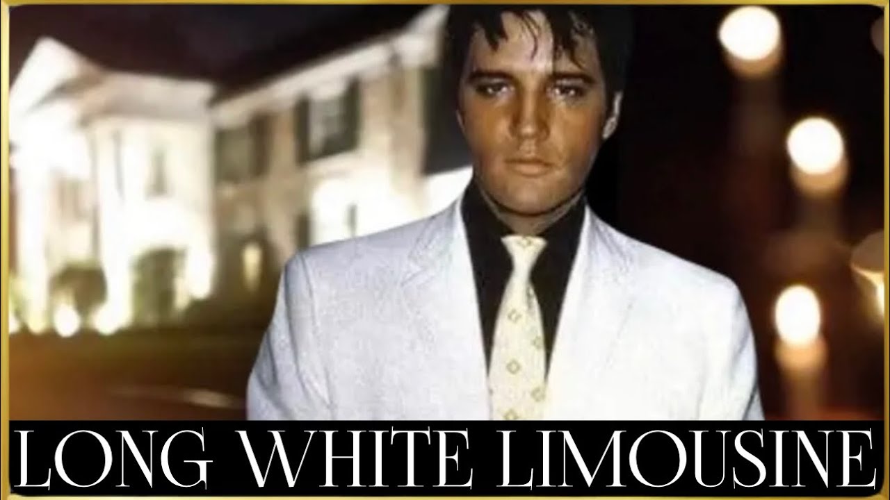 ELVIS PRESLEY LONG WHITE LIMOUSINE 