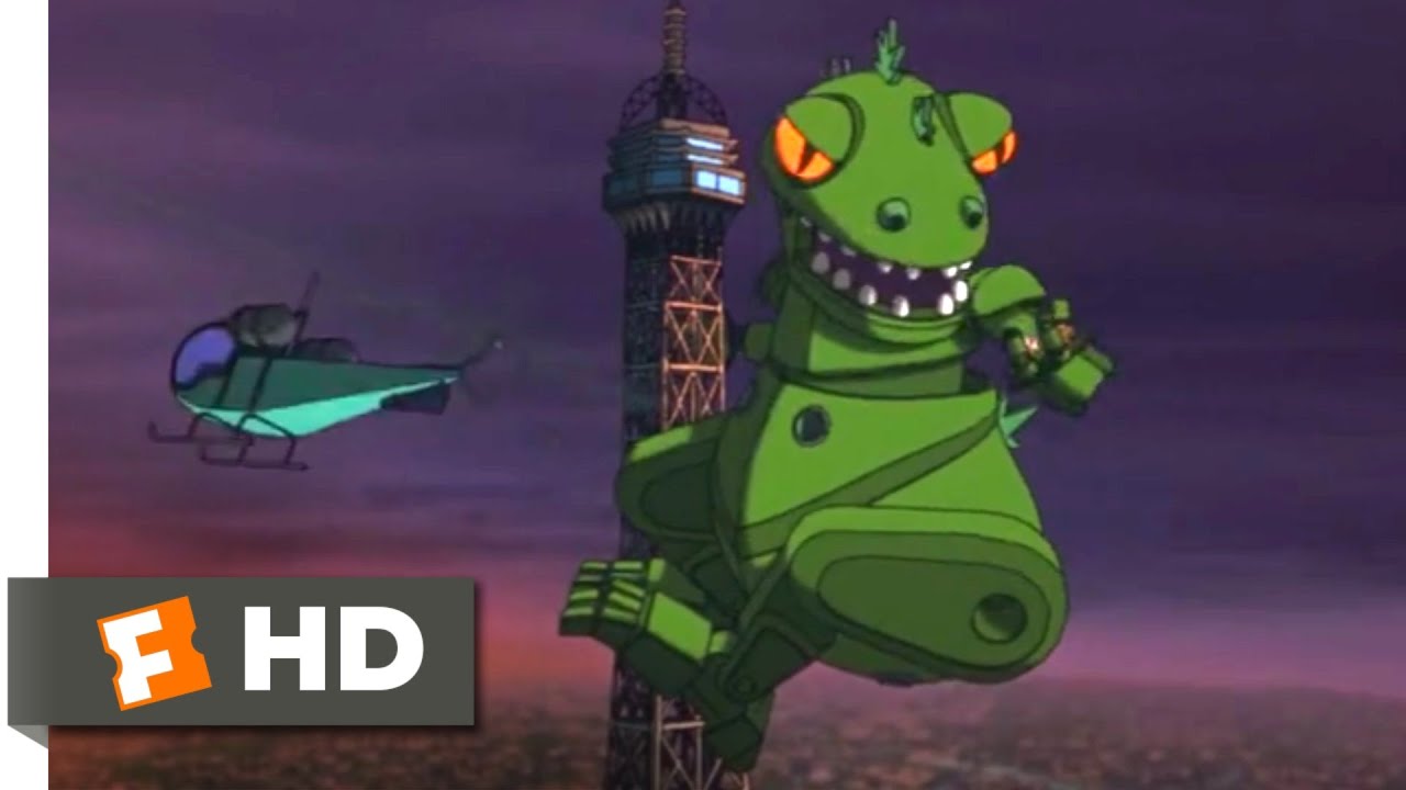 Rugrats in Paris (2000) - Reptar Paris Chase Scene (9/10) | Movieclips