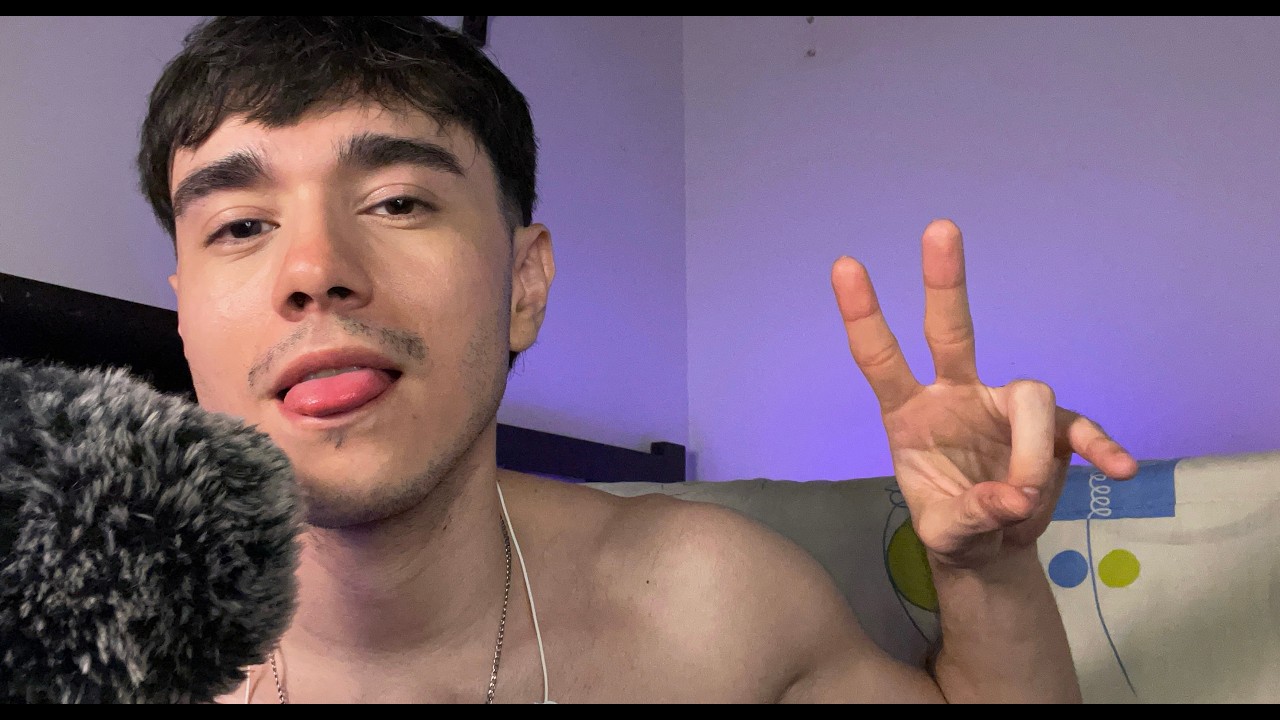 Personal Attention Spit Painting, Scratching & Mouth Sounds 👄 ASMR