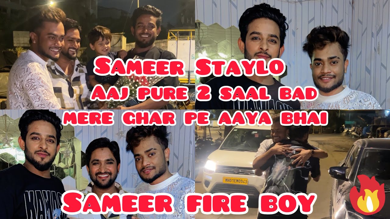 Sameer Staylo at sameer fire boy home [ family vlog ] #sameerfireboy #sameerstaylo #viral
