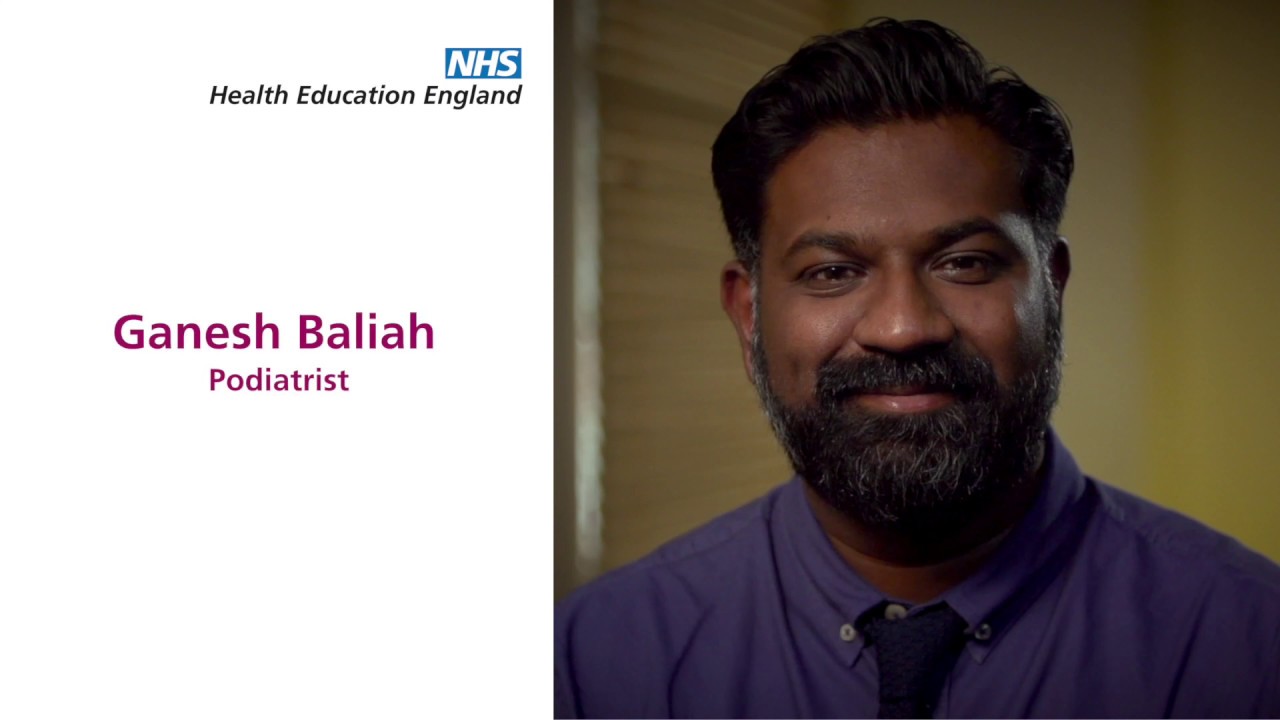 Ganesh Baliah, Podiatrist. AHP Clinical Fellow, Health Education England