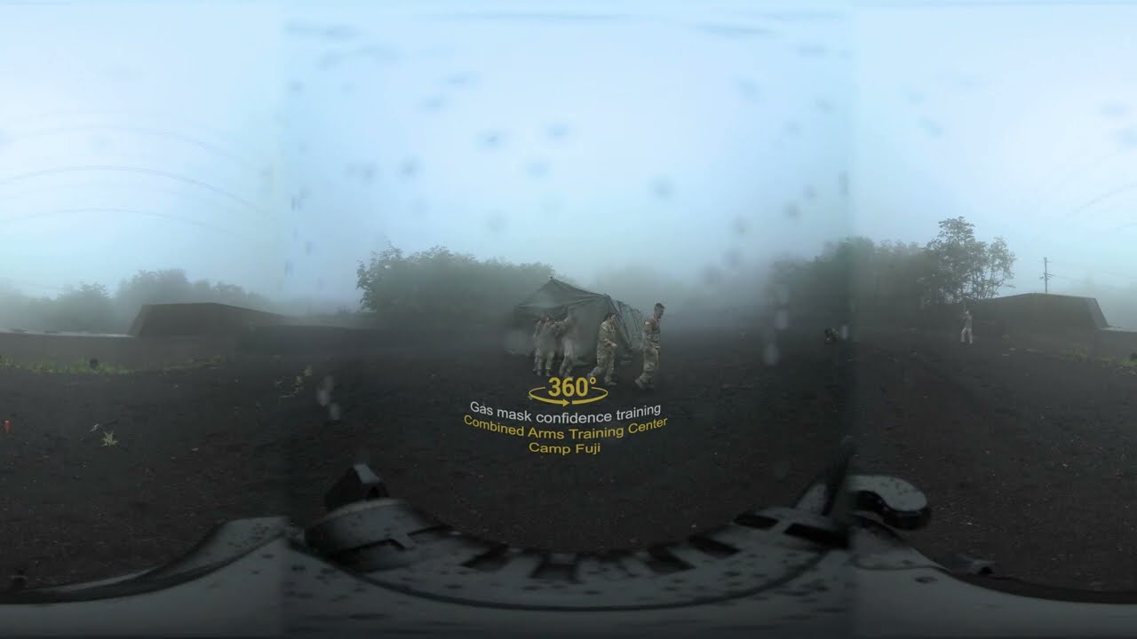 360° Gas mask confidence training