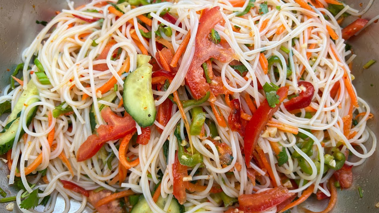 Фынчеза с овощами по Дунгански!!! Funchose salad