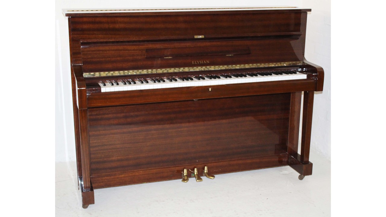 Elysian 111 Cottage upright piano M31837 playing Andante from  Orpheus by C W von Gluck