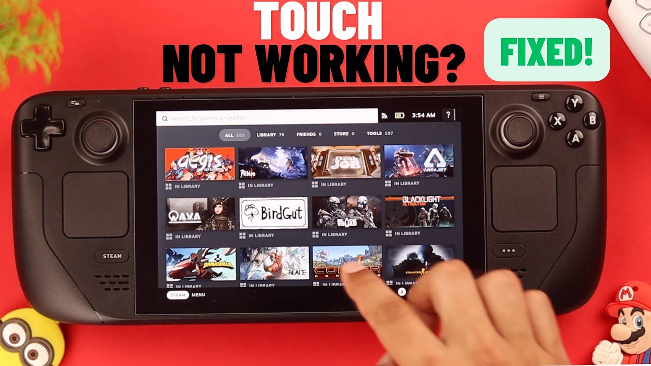 Steam Deck Touch Screen Not Working? - Fixed Unresponsive Screen!