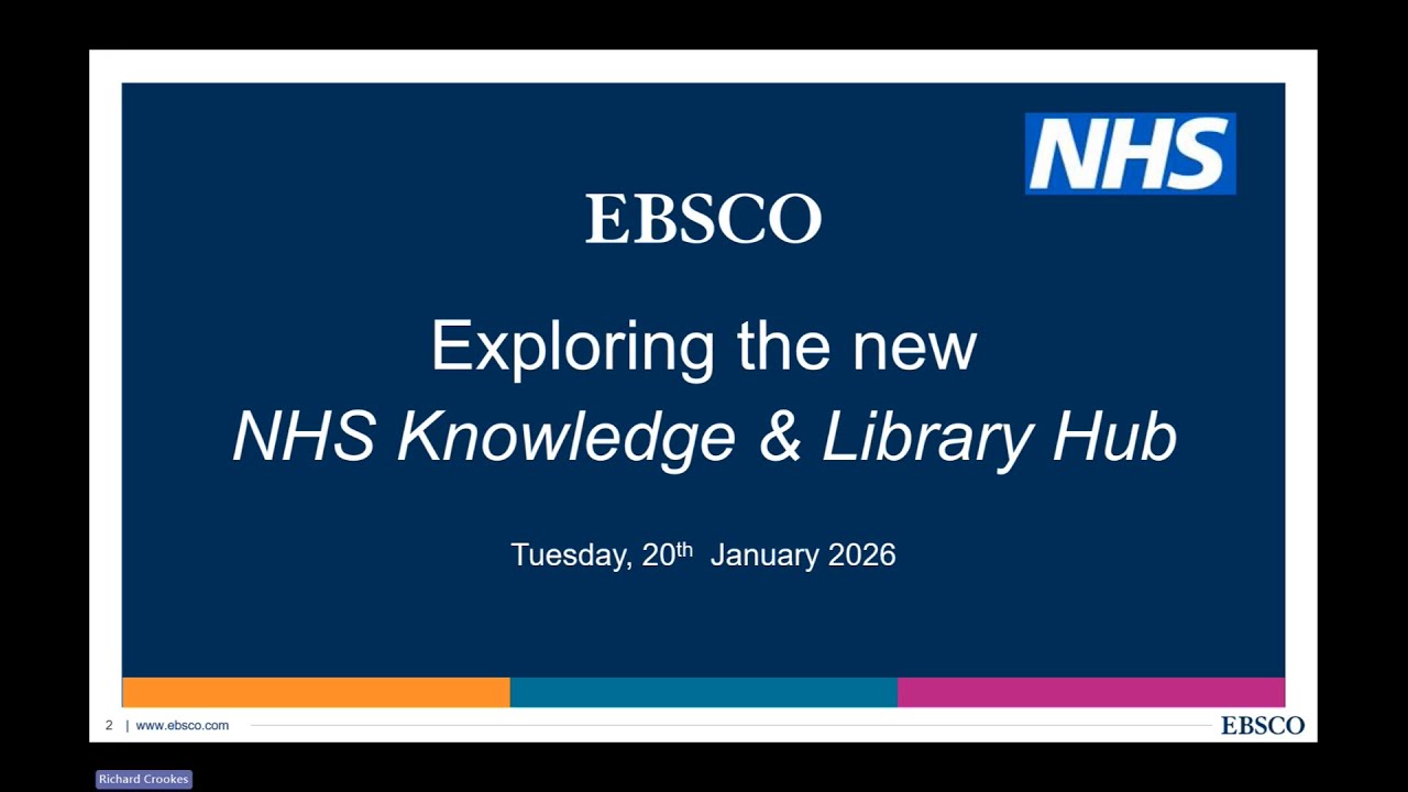 Exploring the new NHS Knowledge and Library Hub
