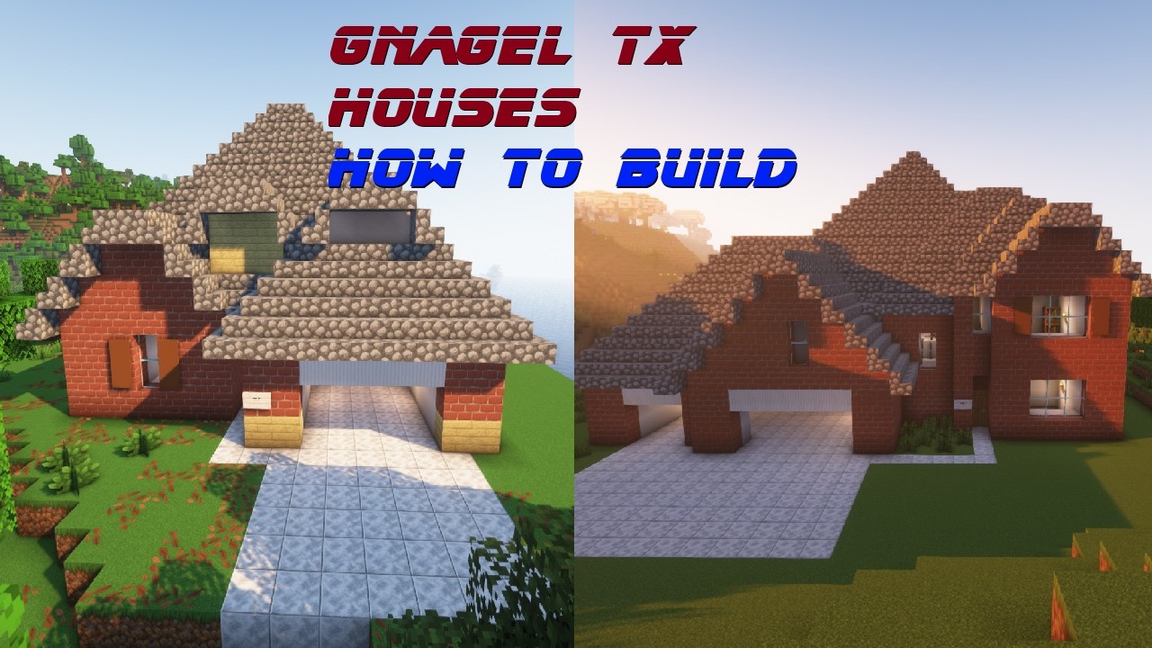 How to build GNagel TX Houses in Minecraft