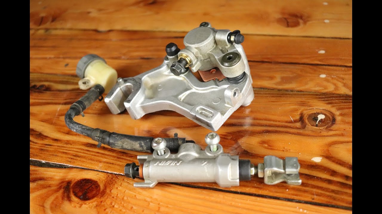 Motorcycle Rear Brake Restoration:  Honda XR