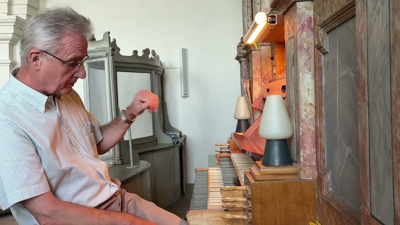 Professor Hans-Jürgen Kaiser stellt Orgel in Mariaberger Klosterkirche vor