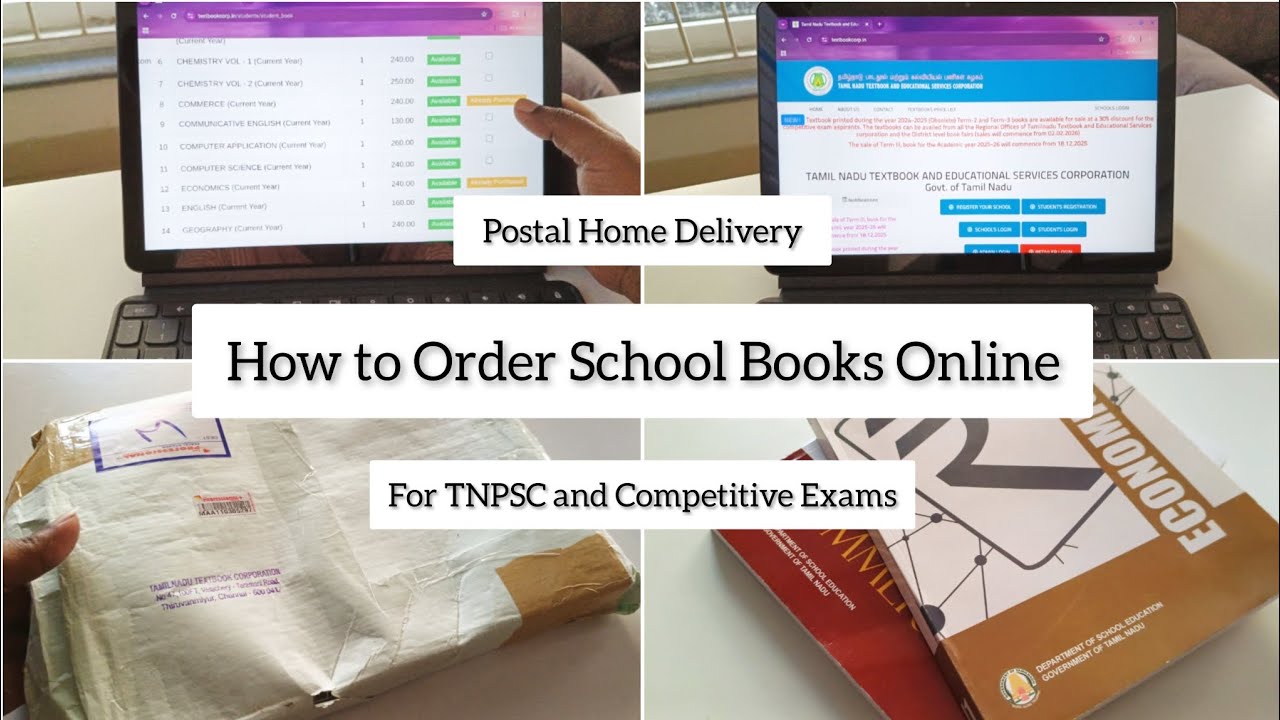 Order School Books From Home 🫢 | TNPSC Exam Preparation ✨😍