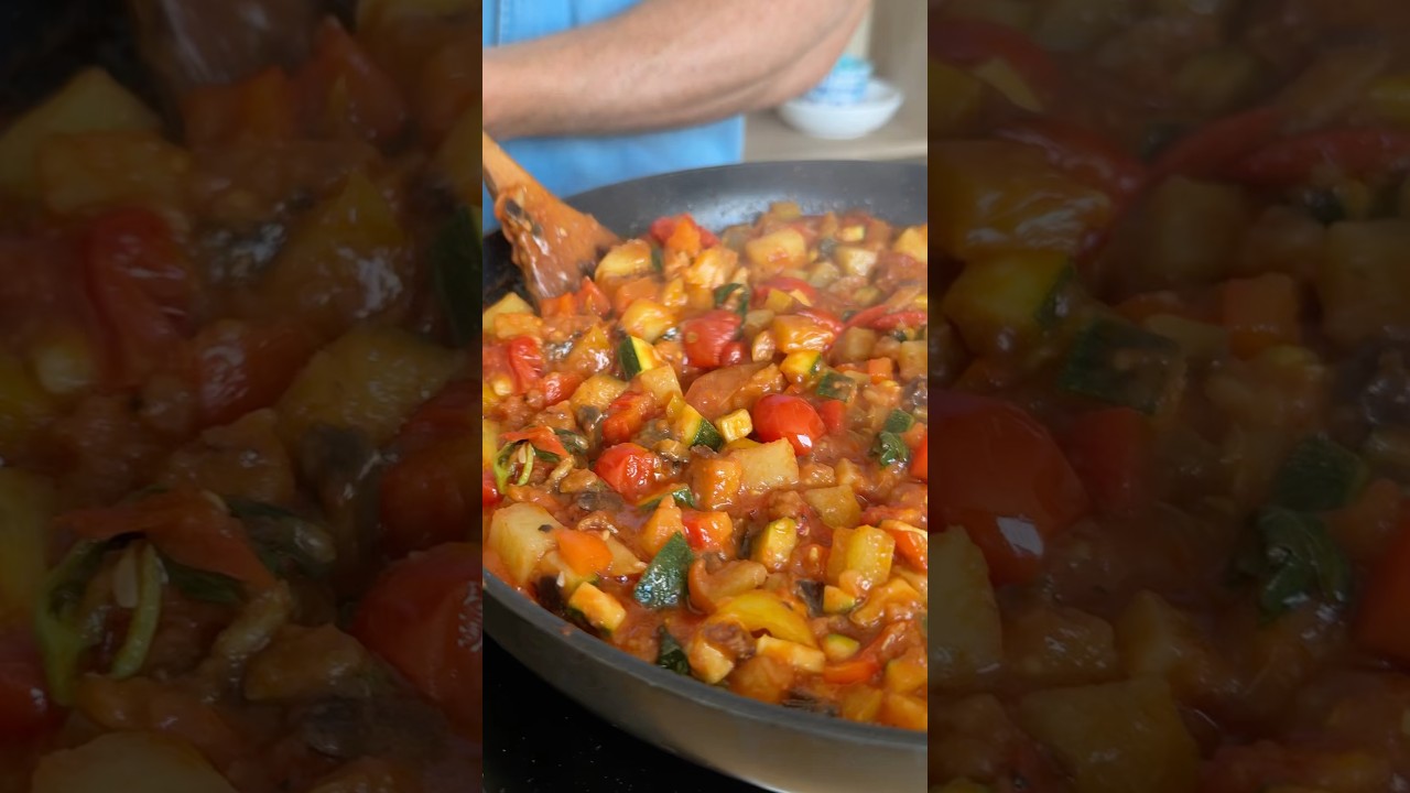 🇮🇹Ciambotta #vegetables #recipe #easyrecipe #cooking #italianfood #cookingathome
