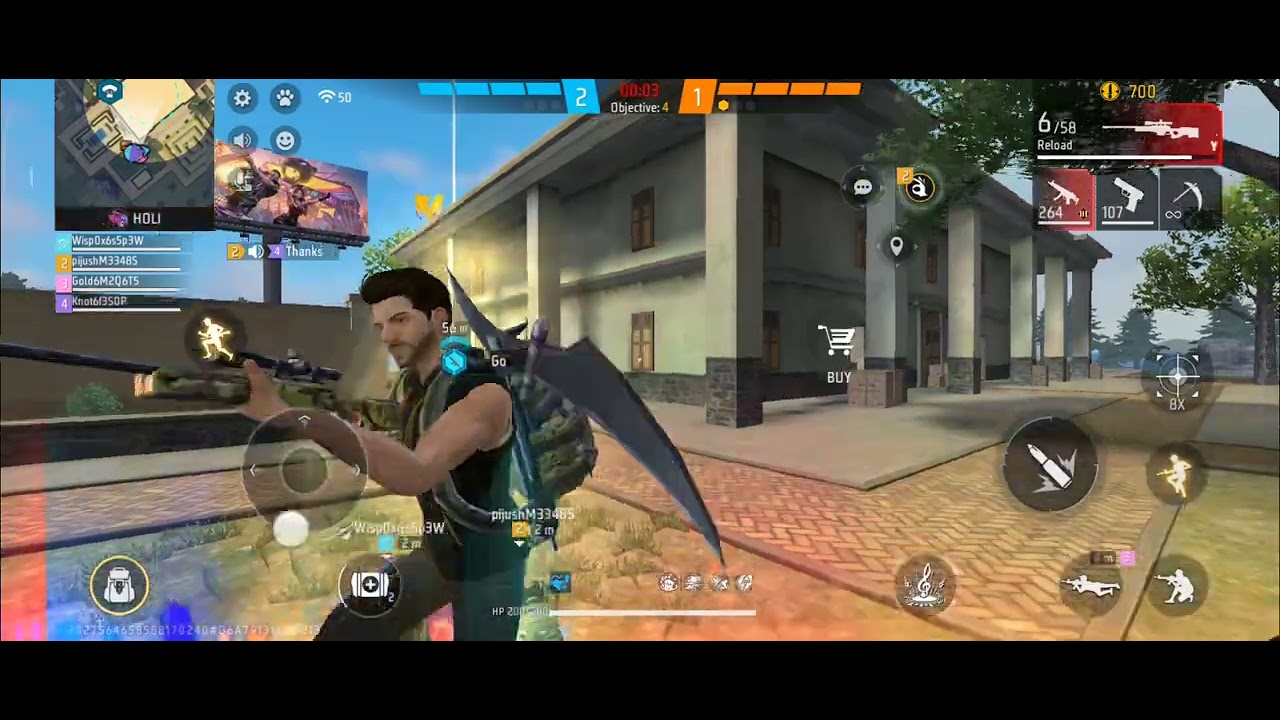 Free fire ma mp5 sa clash squid ma dho dala
