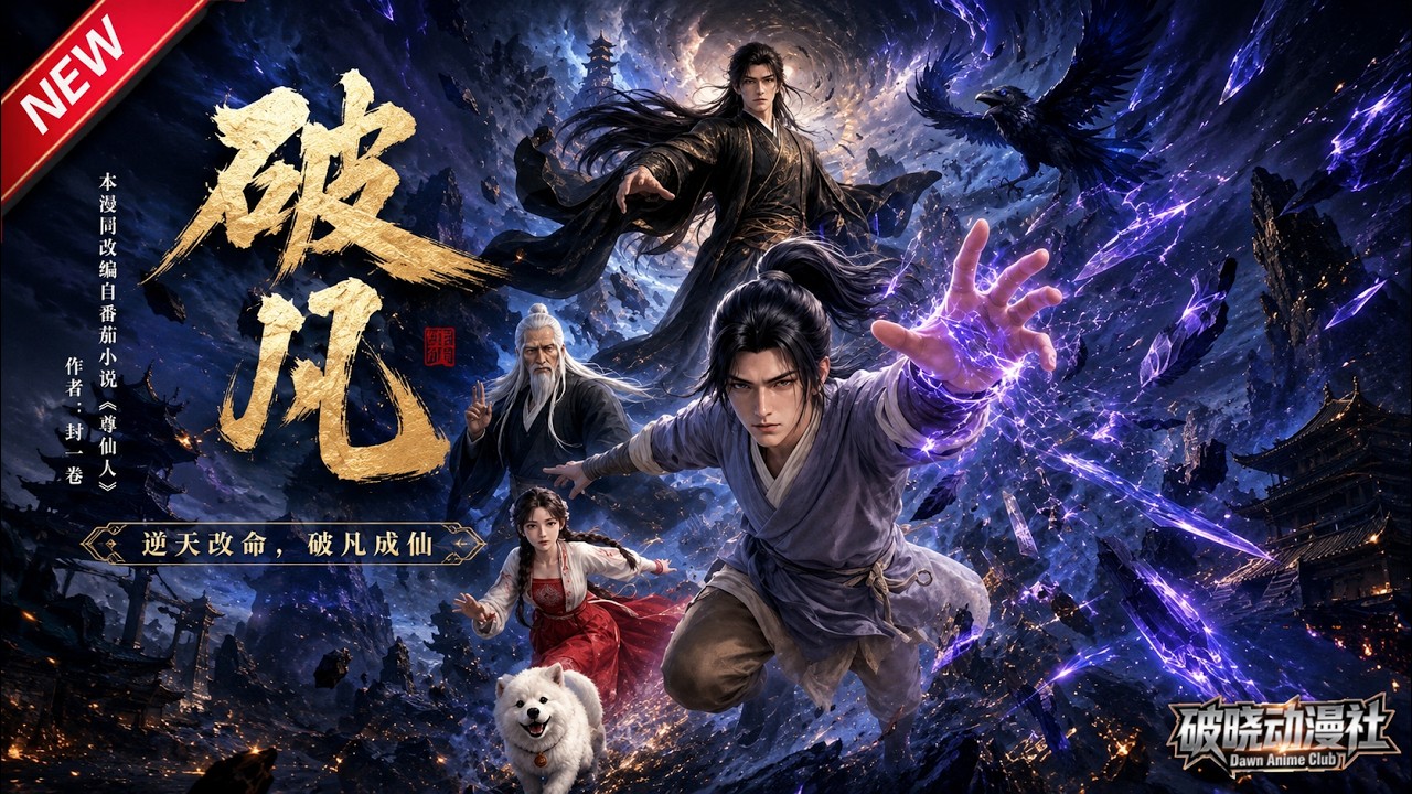 MULTISUB📢新番上线《破凡》第1~97集丨绝境觉醒复制异能，入宗门修炼提速，不料仙门遍地算计与卧底！#最新漫剧 #破晓动漫社