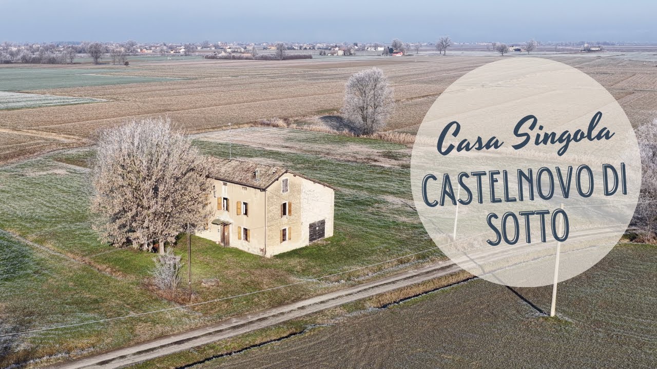 CASA SINGOLA CON TERRENO - CASTELNOVO DI SOTTO